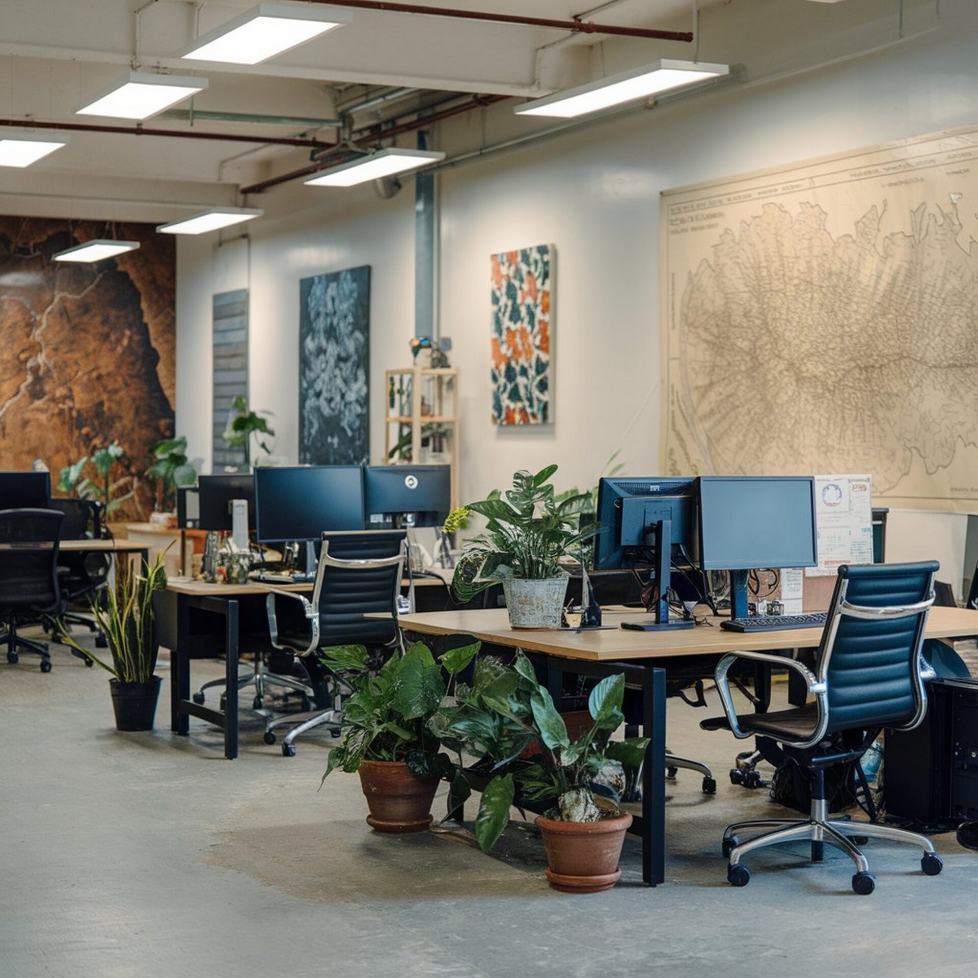 open space office interior